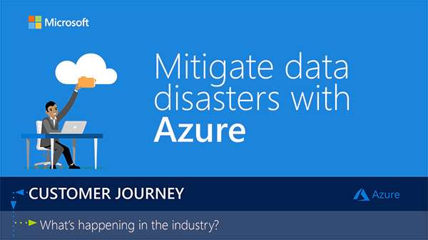 Mitigate Data Disasters with Azure – Infographic